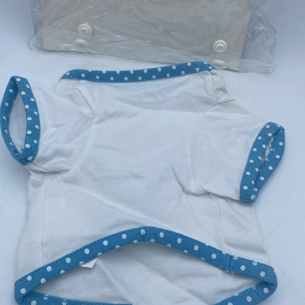 Casual Canine polka dot heart tee Dog pet T shirt sz S - Picture 7 of 7